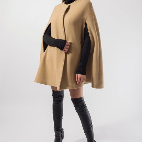 Winter Cape Coat/jacket for Women/wool Cape/cape Jacket/fashion