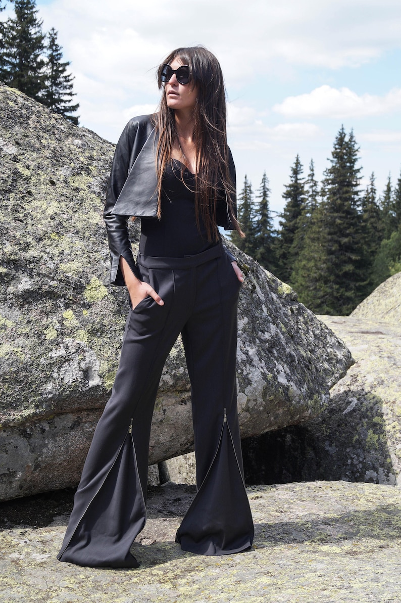 black pants with top