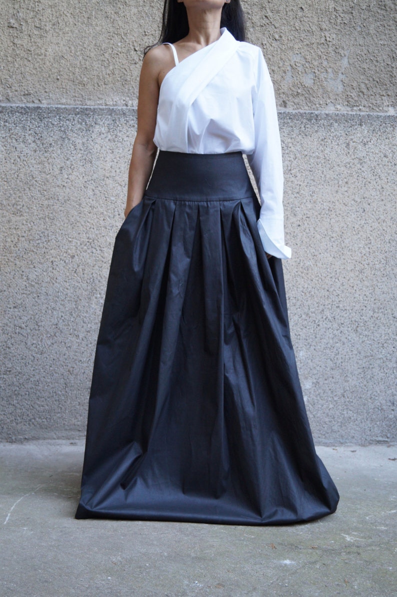 XXL XXXL Skirt/Long Skirt/Maxi Skirt/Lovely Black Skirt/High Etsy