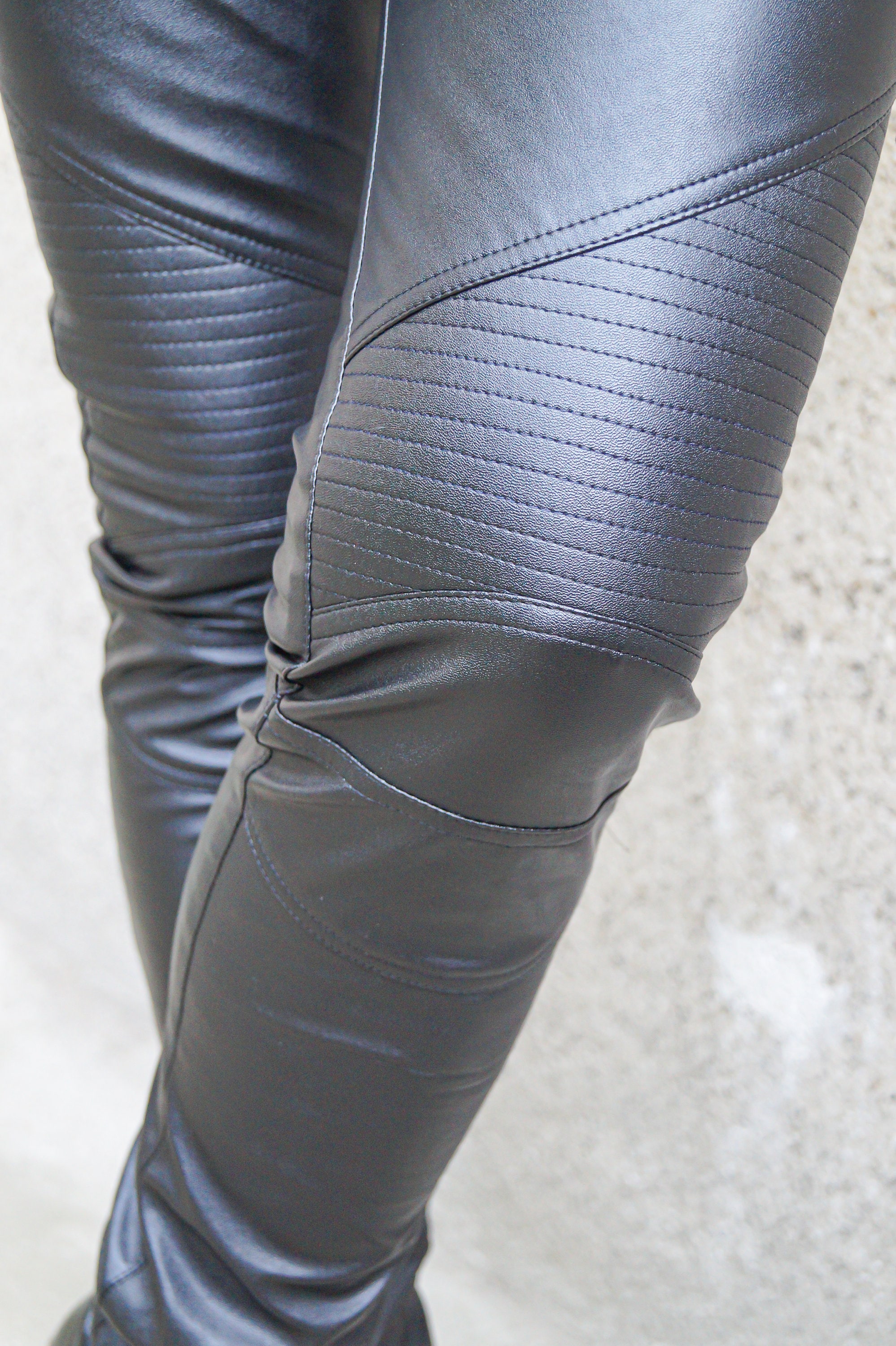 Women Faux Leather Pants/stretch Leggings/skinny Faux