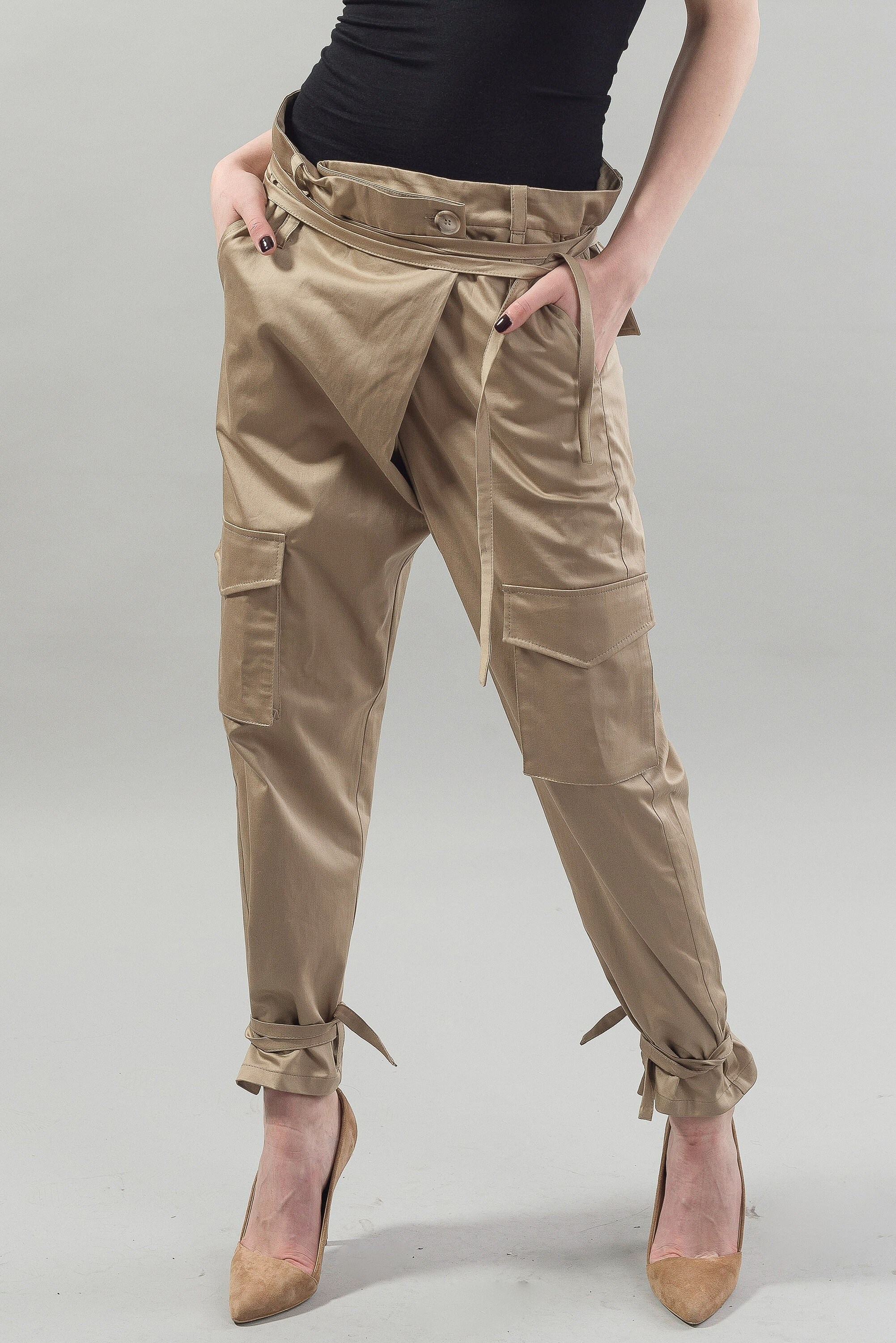 Tapered Pants/loose Pants/casual Drop Crotch Pants/harem