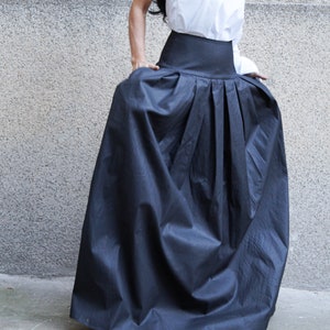 XXL XXXL Skirt/long Skirt/maxi Skirt/lovely Black Skirt/high - Etsy