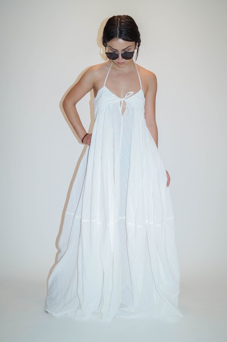 XXL XXXL Dress/Summer Long Dress/White Kaftan/Asymmetrical Etsy