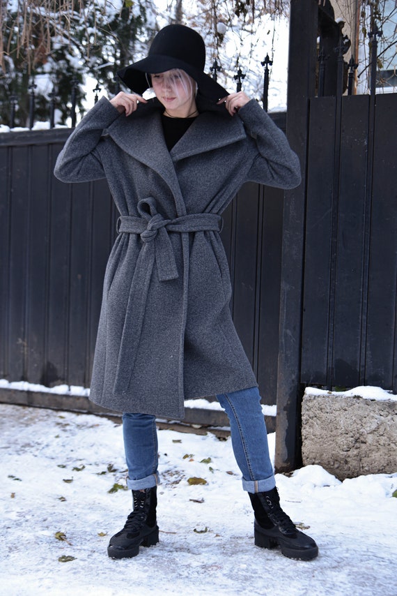 【nae】Belted Straight Coat