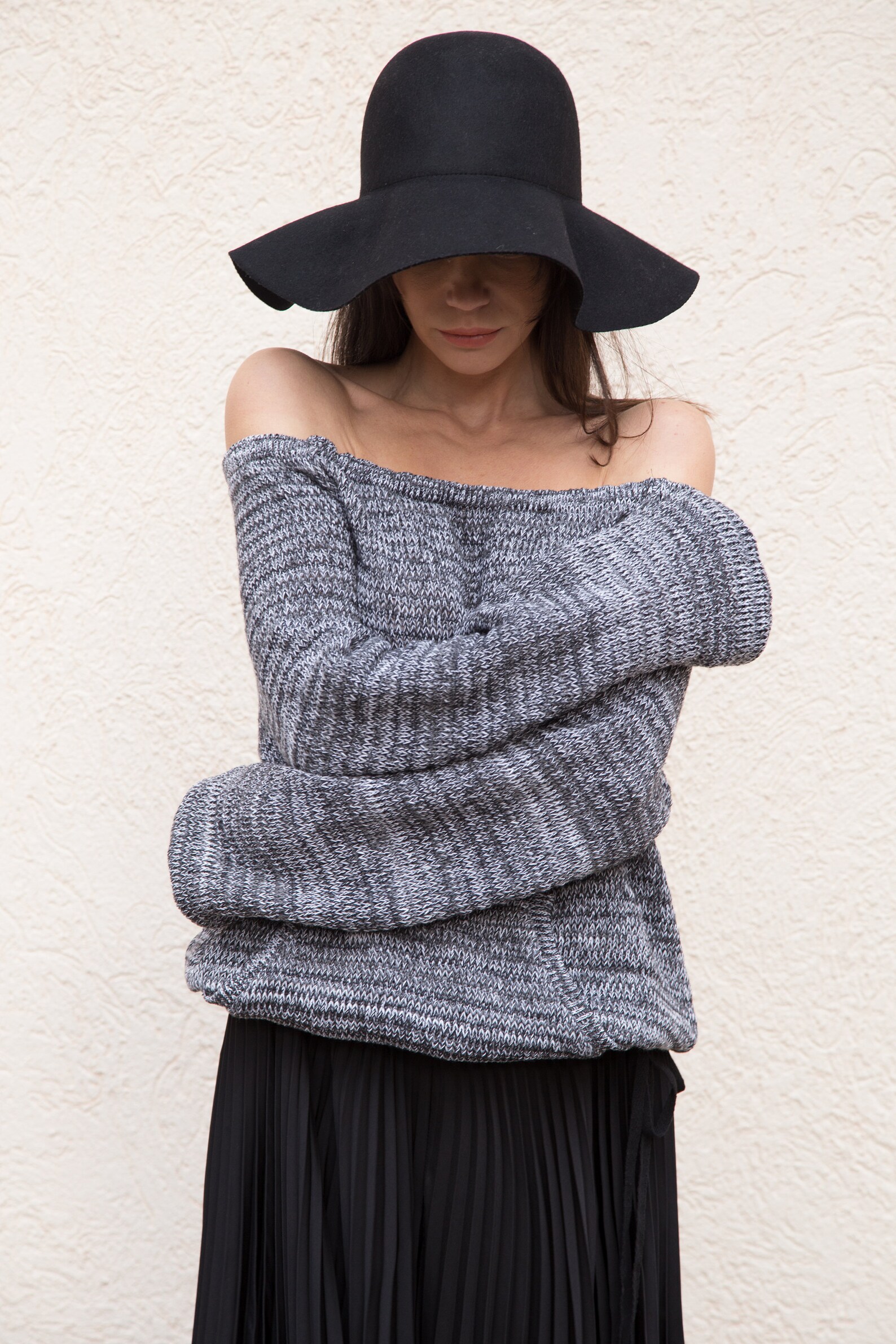 CLOSED - Woman - Dark Grey Melange - Knit Sweater