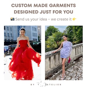 Roupas personalizadas feitas sob encomenda, peças sob medida, design de roupas personalizadas/F2