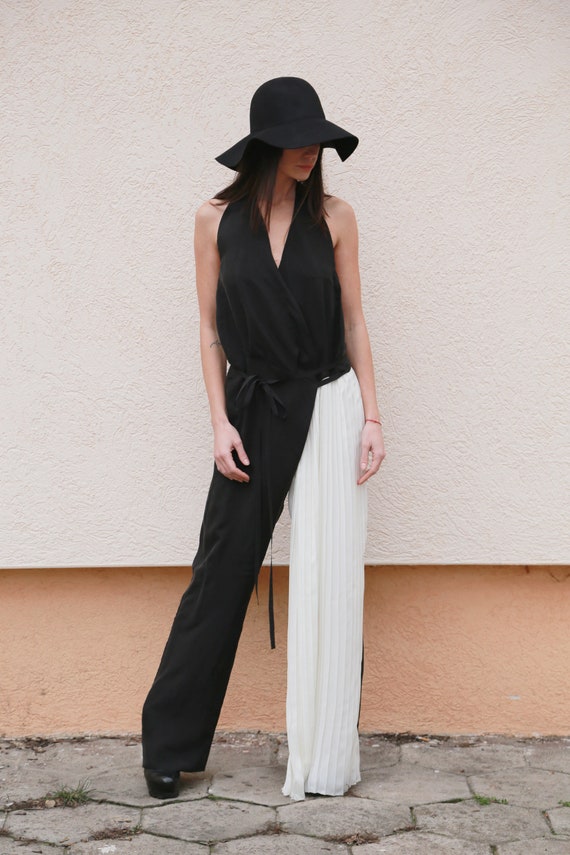 Mono Deportivo Mujer Mono De Mujer En Blanco Y Negro/Mono Con