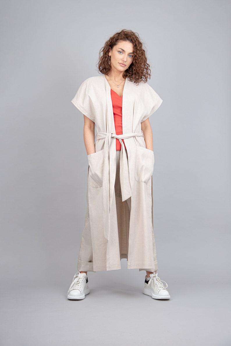 Side Slit Longline Vest