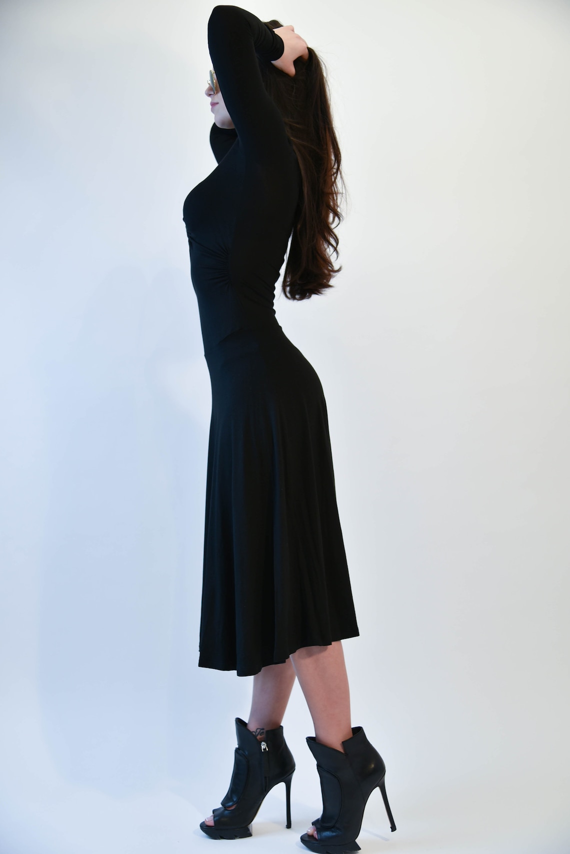 Fine Day - Long Sleeve Midi Dress main image 1