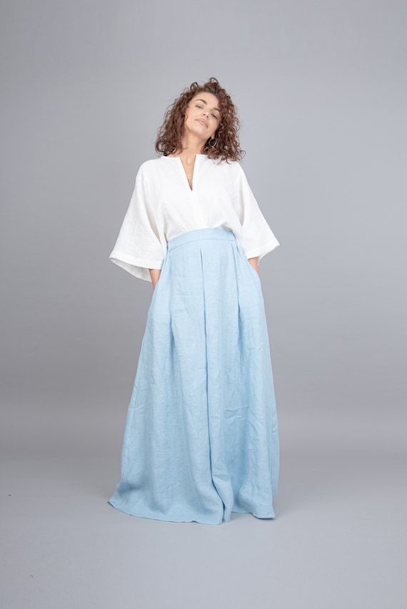 スカート MADISONBLUE LINEN MAXI SKIRT SKIRT(スカート） - MADISONBLUE ONLINE STORE