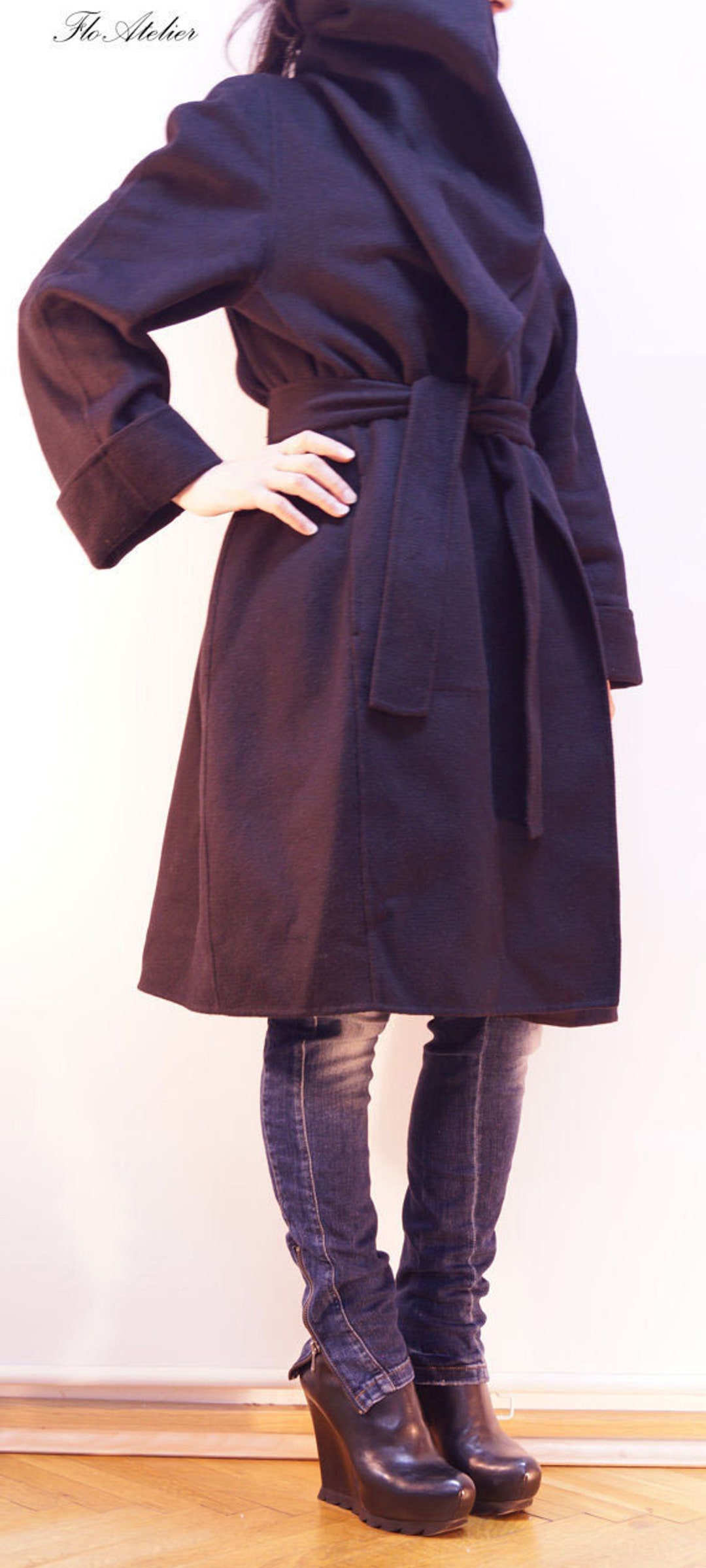 shawl collar winter coats