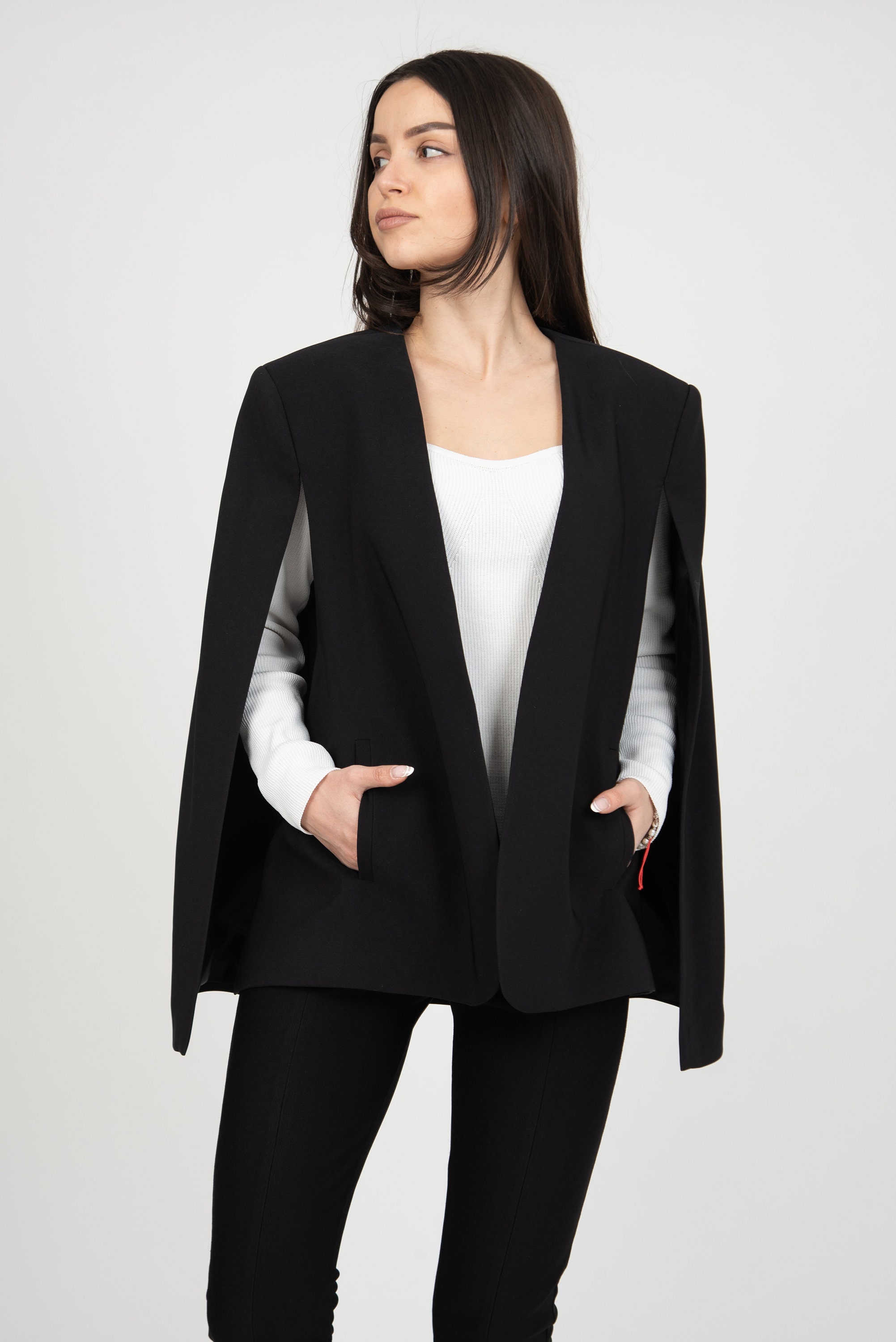 Black Crepe Jacket Australia
