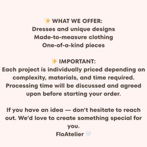 Custom Clothing Made to Order, Bespoke Garments, Personalized Outfit ...
