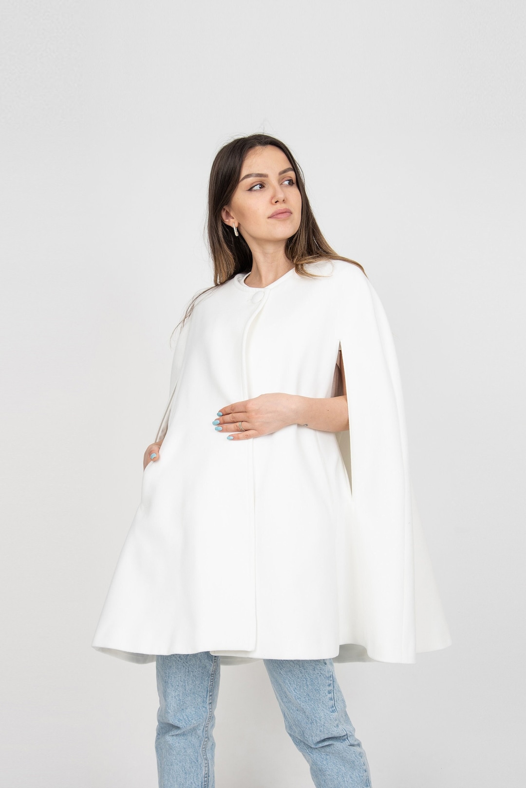 ジャケット・アウター laubeblanc 3way Wool Cape coat 3way Wool Cape coat – L'AUBE BLANC