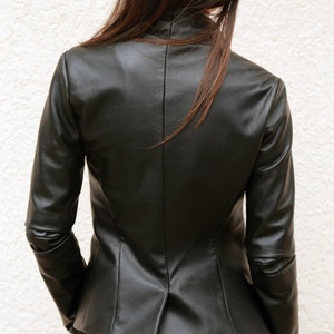 Black Genuine Leather Jacket/fine Leather Jacket/long Sleeve - Etsy