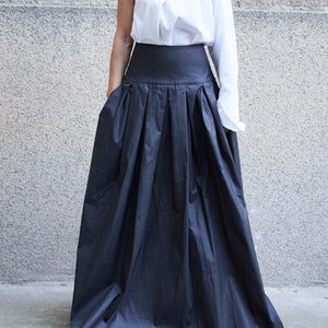 XXL XXXL Skirt/long Skirt/maxi Skirt/lovely Black Skirt/high - Etsy