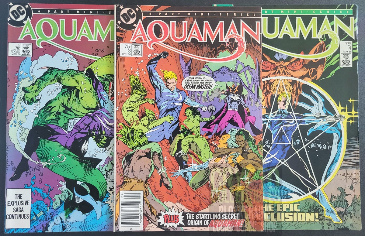 アメコミ・英語 全4巻セット アクアマン AQUAMAN