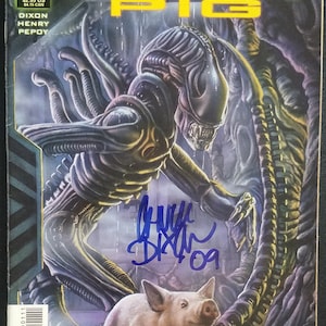 Aliens Pig #1 Firmado por Chuck Dixon (1997) Cómic