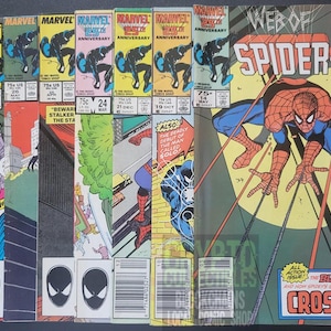 Web of Spider-Man 17 Issue Lot (1986-1992) Comic Books