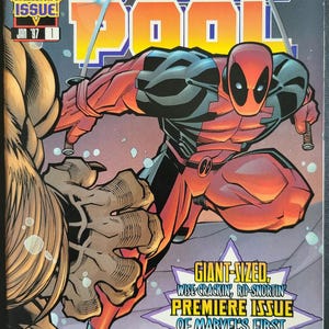 Mini lote de Deadpool 5, incluye cómics del primer número (1997-1999)