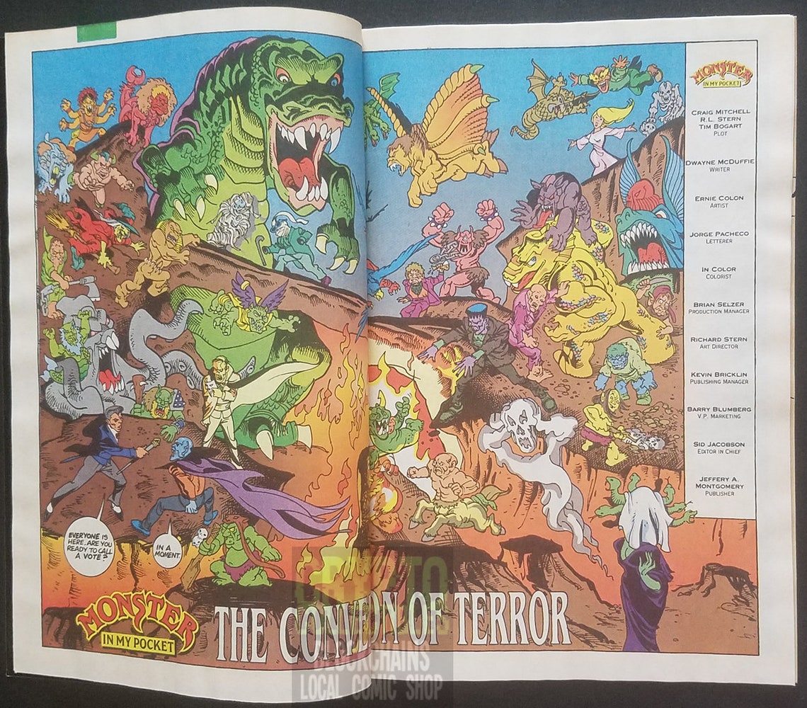 Monster in my Pocket 1 1991 Comic Book Etsy España