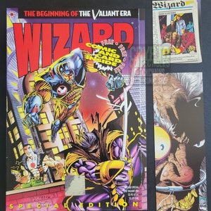 Wizard The Beginning of the Valiant Era Special with Trading Cards (1994) Magazine