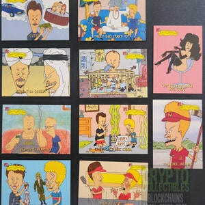 Beavis & Butthead Fleer Ultra 10 Card Lot (1994) Trading Cards