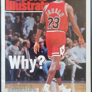 Sports Illustrierte &quot;Warum?&quot; Michael Jordan Ruhestand (1993) Magazin