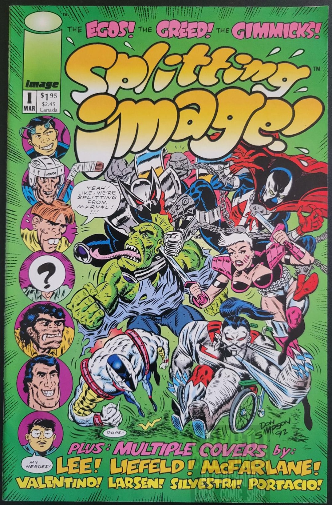 Splitting Image #1 (1993) Comic Book - Etsy