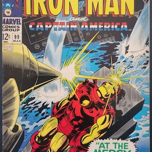 Bande dessinée Tales of Suspense # 99 avec Iron Man et Captain America (1968)