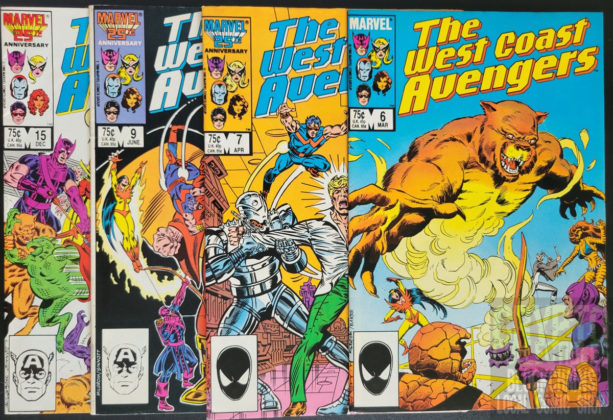 West Coast Avengers 20 Issue Lot (1984-1991) Comic Books - Etsy España