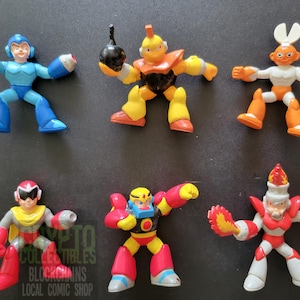 Mega Man 6 PVC Figure Lot (1995)