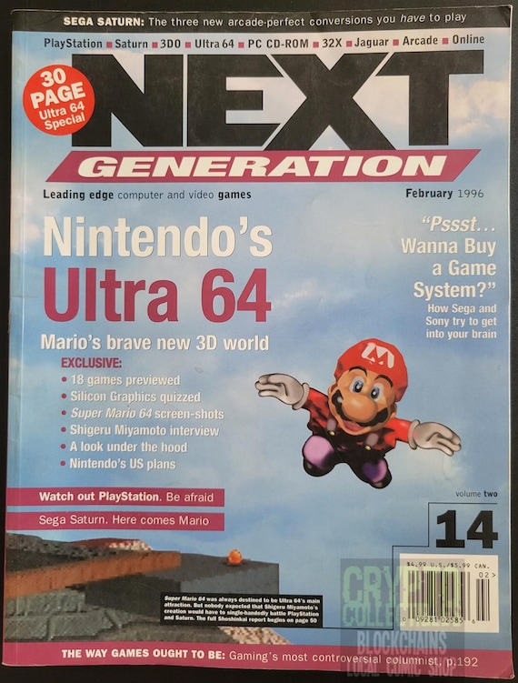 Next Generation #14 Ultra 64 (1996) Magazine - Etsy