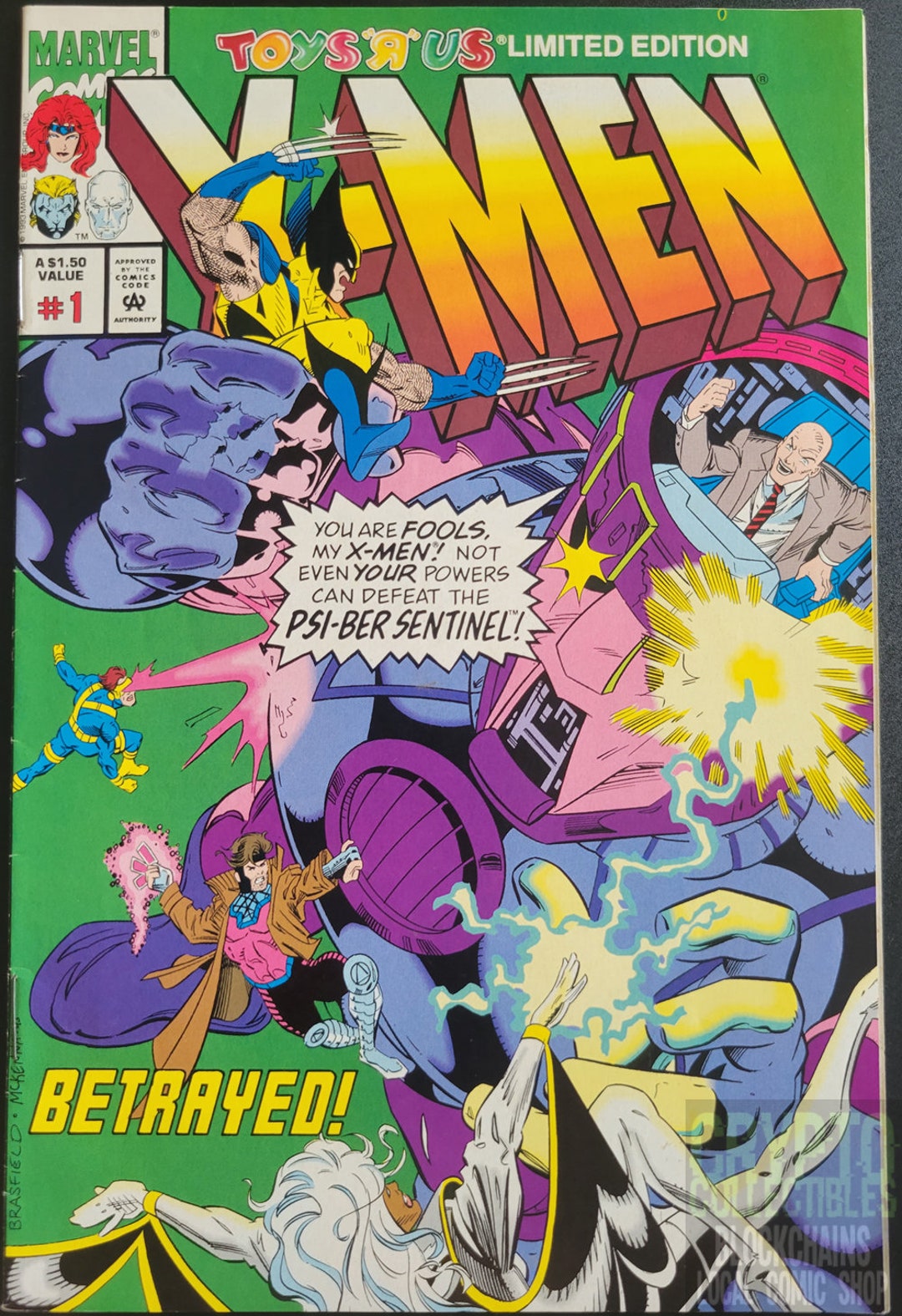 Xmen 1 Toys R Us Limited Edition 1993 Comic Book Etsy