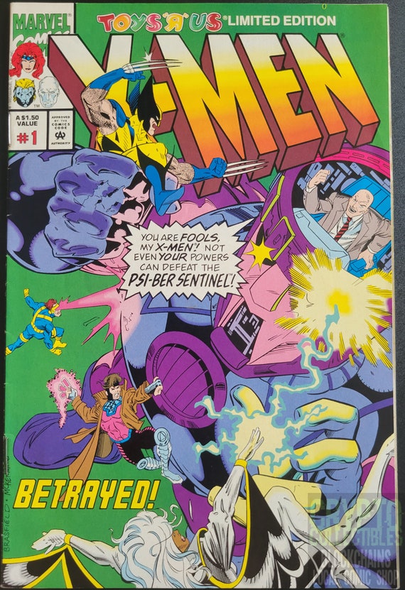 Xmen 1 Toys R Us Limited Edition 1993 Comic Book Etsy