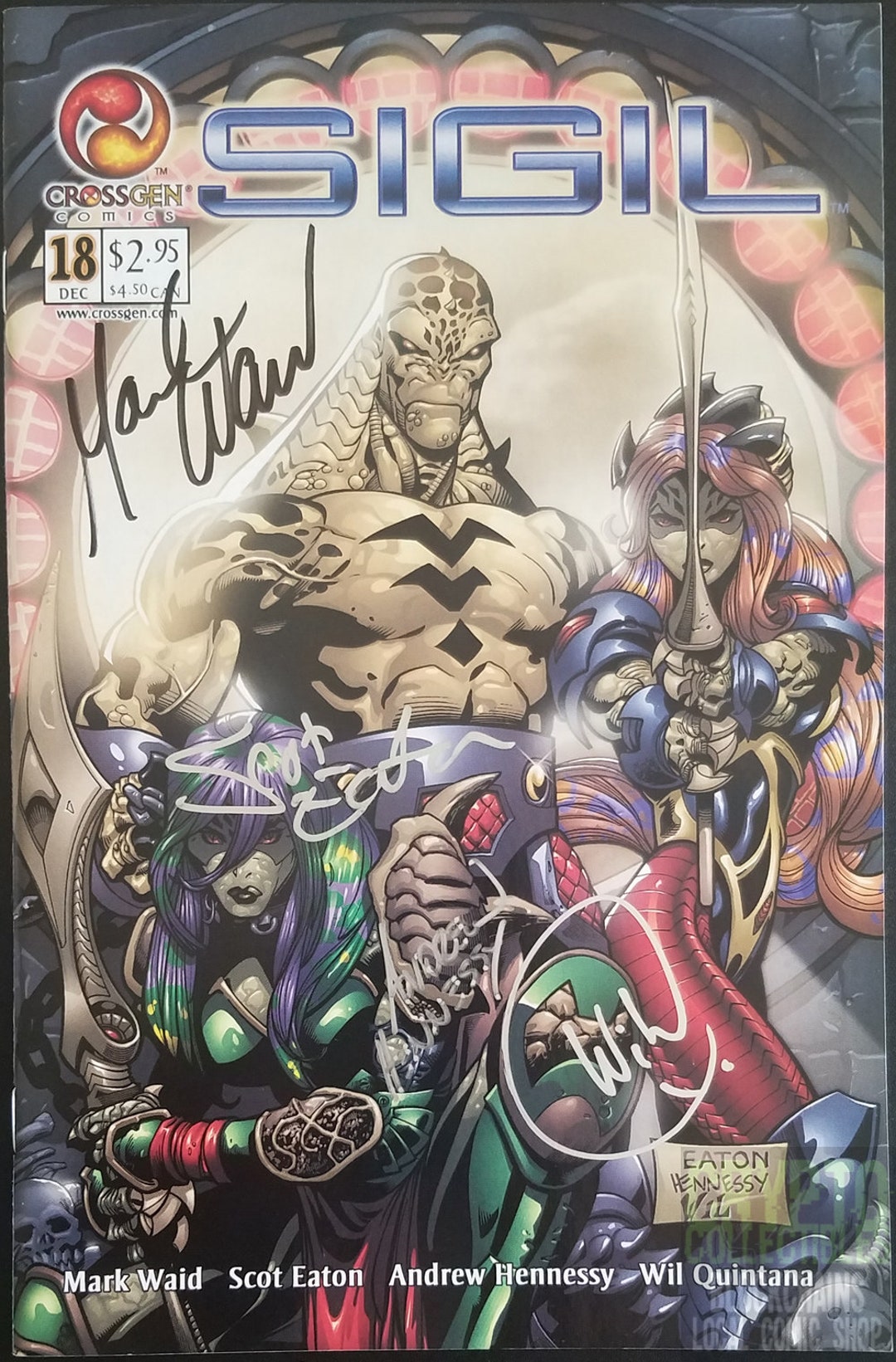 Sigil 18 Signed by Mark Waid Scot Eaton Andrew Hennessy - Etsy