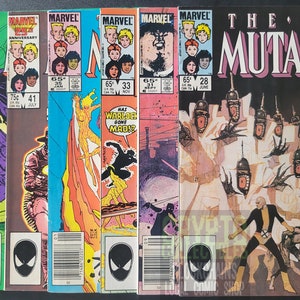 New Mutants 59 Issue Lot, Issue 1 Signed by Bob McLeod 1983-1991 Comic Books image 10