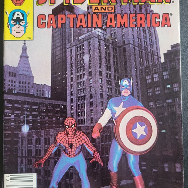 Marvel Team-Up #128 Spider-Man and Captain America (1983) Comic Book