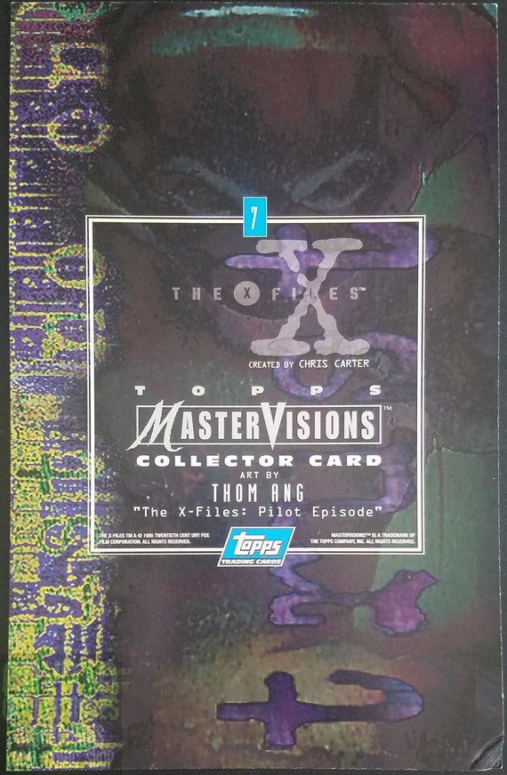 X-files Topps Master Visions Oversized Artwork Cards - 13 Card Lot