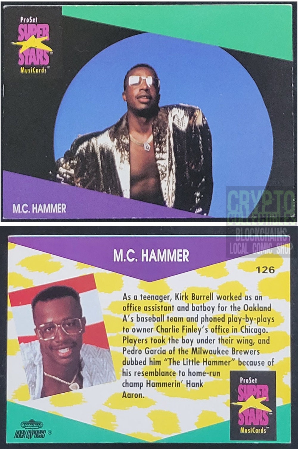 MC Hammer Proset Superstars Musicards (1991) Trading Card - Etsy