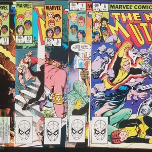 New Mutants 59 Issue Lot, Issue 1 Signed by Bob McLeod 1983-1991 Comic Books image 2