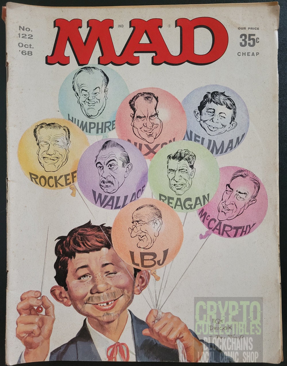 Mad #122 (1968) Magazine - Etsy