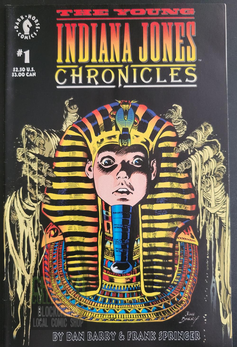 【希少】Indiana jones コミック インディージョーンズ コミック ヤング・インディ・ジョーンズ・クロニクルズ #1-3 (1992