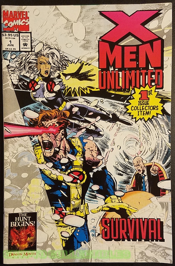 XMen Unlimited 1 1993 Comic Book Etsy