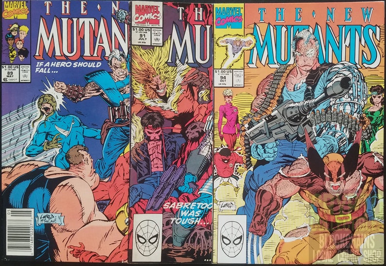 New Mutants 59 Issue Lot, Issue 1 Signed by Bob McLeod 1983-1991 Comic Books image 7