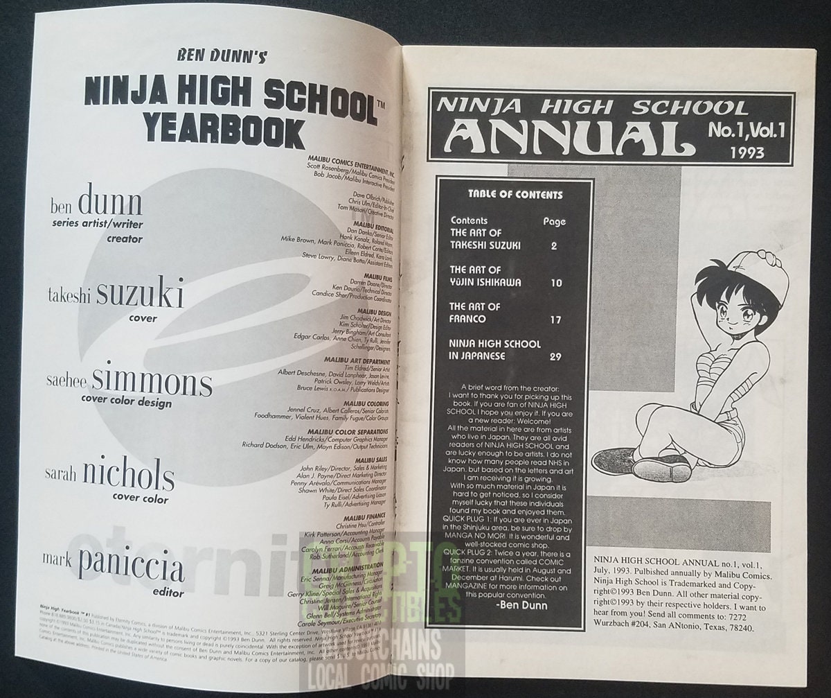 ninja-high-school-yearbook-10b, Scan of comic book cover in…