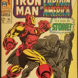Tales of Suspense #95 avec Iron Man et Captain America (1967) Comic Book