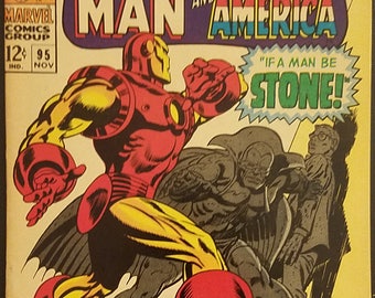 Tales of Suspense #95 featuring Iron Man and Captain America (1967) Comic Book