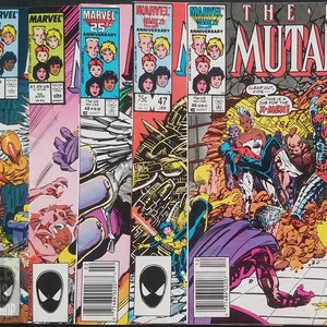 New Mutants 59 Issue Lot, Issue 1 Signed by Bob McLeod 1983-1991 Comic Books image 5