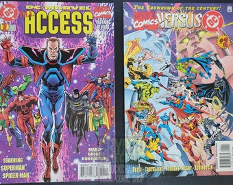 Marvel DC Crossover 12 Issue Lot (1996-1997) Comic Books - Etsy